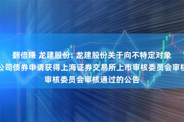 盈透科技 龙建股份: 龙建股份关于向不特定对象发行可转换公司债券申请获得上海证券交易所上市审核委员会审核通过的公告