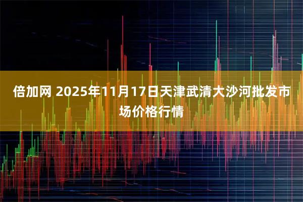 倍加网 2025年11月17日天津武清大沙河批发市场价格行情